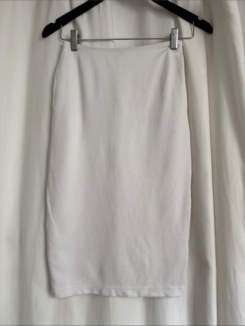 American Apparel White Pencil Skirt